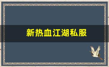 热血江湖s：新热血江湖私服(新热血江湖官