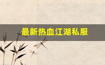 新开热血江湖：最新热血江湖私服 (5)