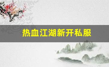热血手游私服：热血江湖新开私服 (11)